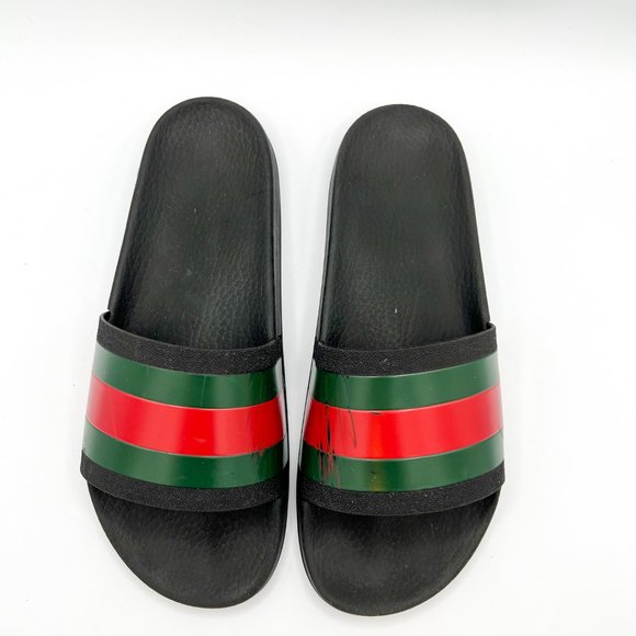 Gucci Classic Rubber Slides Sandal - Picture 3 of 10